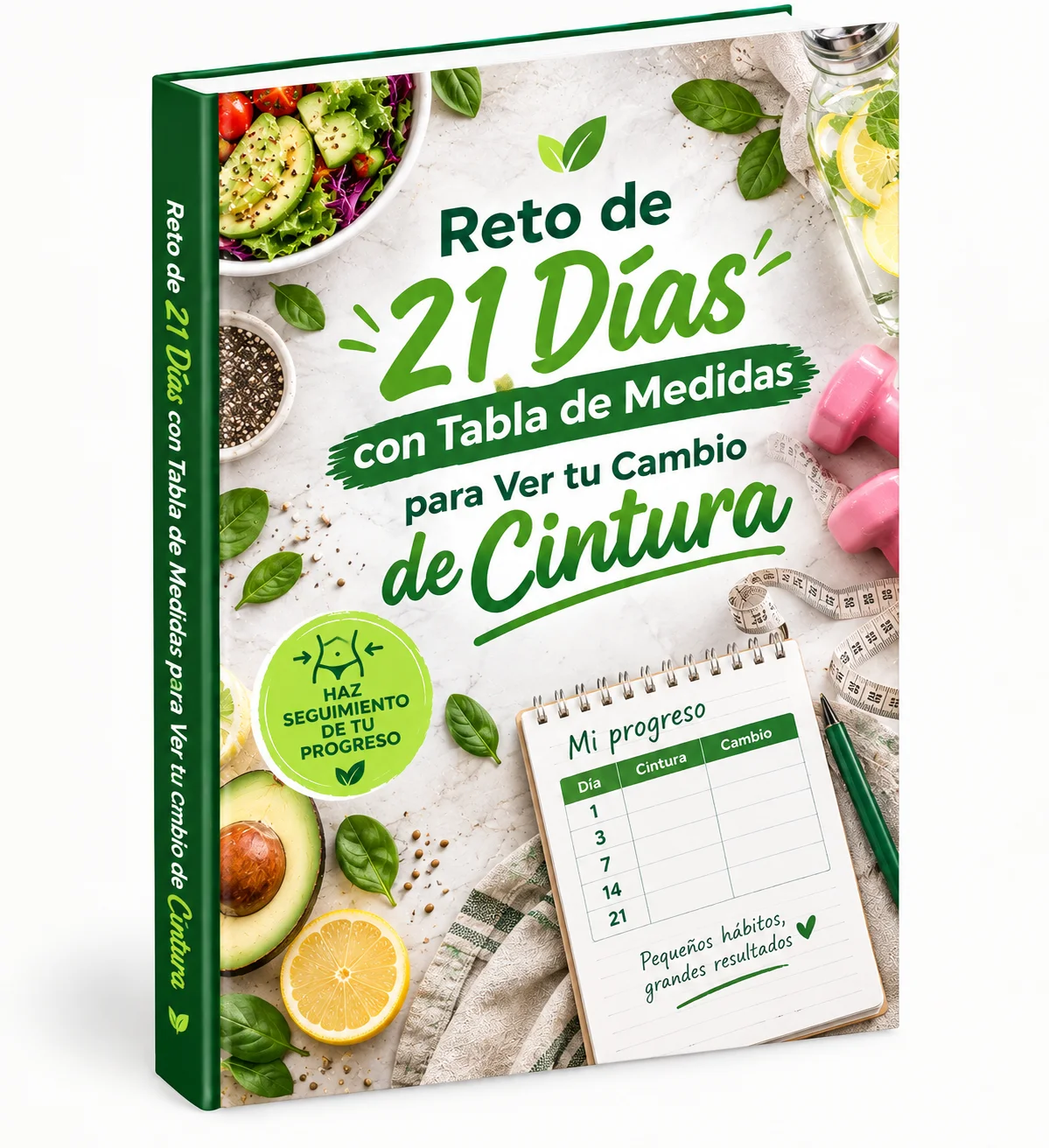 Reto de 21 Días con Tabla de Medidas para Ver tu Cambio de Cintura